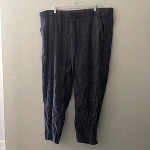 Banana republic navy striped Hayden pants